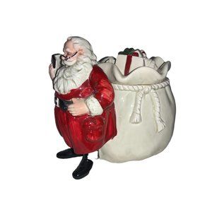 Santa and his Toy Sack Treat Jar Candy Jar- Japan